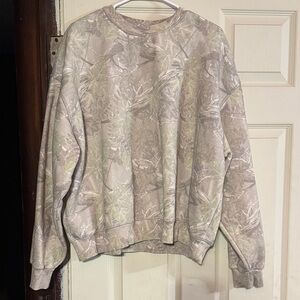 Camouflage Print Sweatshirt